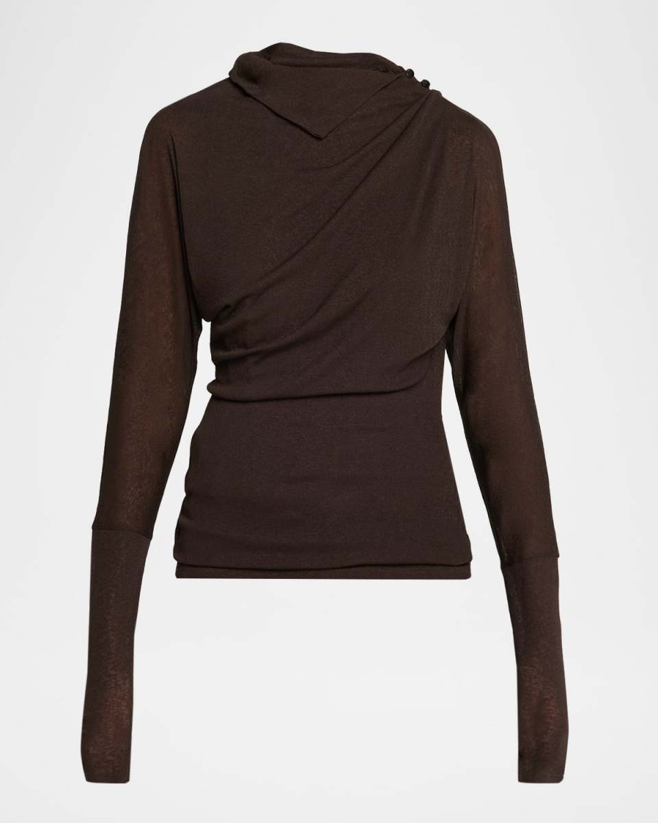Golda Jersey Long-Sleeve Top